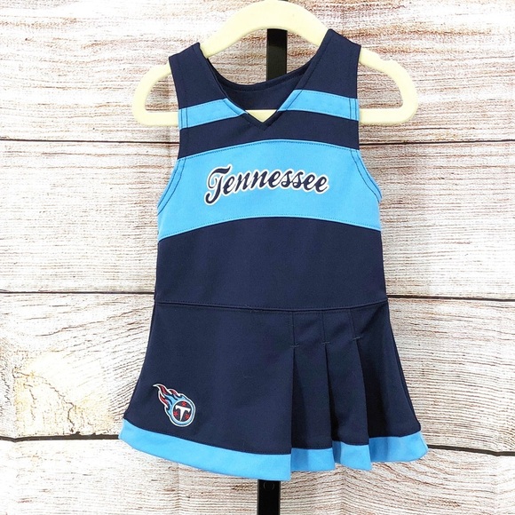 NFL Tennessee Titans Cheerleader Dress Blue Size Size 18 Months - Picture 1 of 9